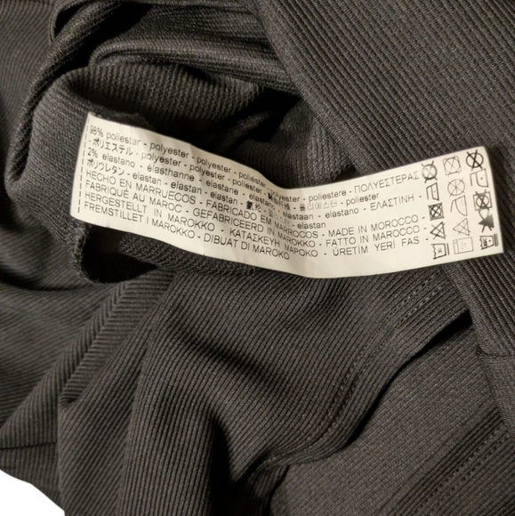 Zara Black Dress Cold Shoulder Ruffle - New - L - Elegant Modest & Chic Formal. - Picture 7 of 9